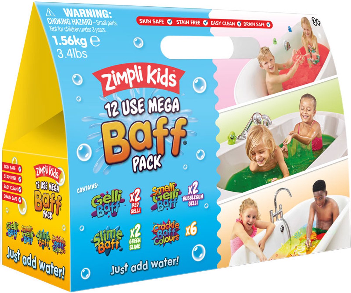 Mega Baff Pack Gift Set - Slime Gelli & Crackle