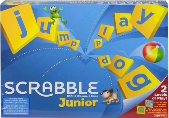 Mattel Games Scrabble Junior - Familie bordspel - Nederlandse editie