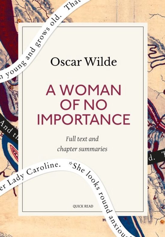 A Woman of No Importance: A Quick Read edition - cover