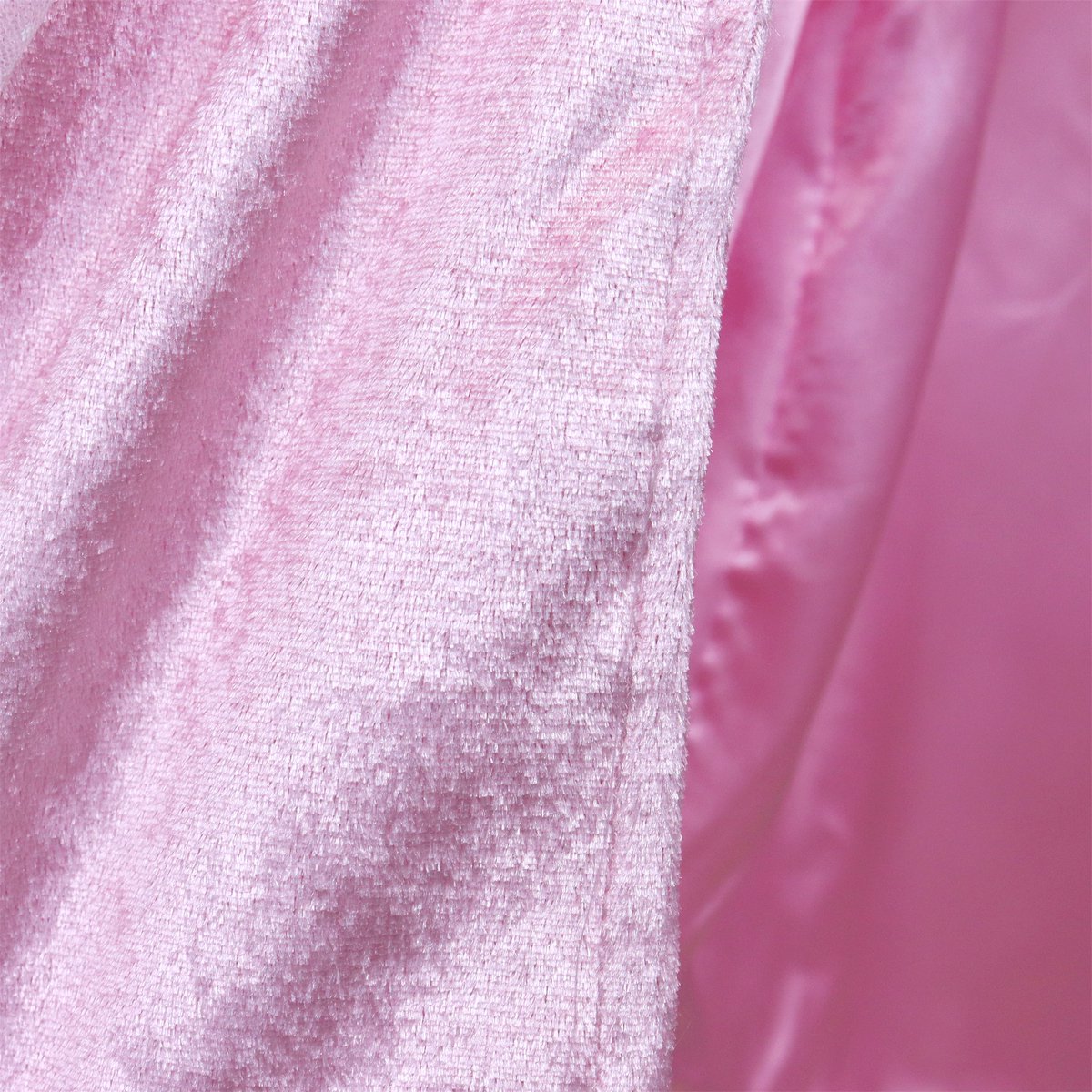 Joya Kids® | Luxe Winter Prinsessen Cape kind | Roze met witte sneeuw & glitters | IJskoningin cape met capuchon | Verkleedcape meisjes | 76 cm | Winter kostuum | Luxueuze Uitvoering — afbeelding 5
