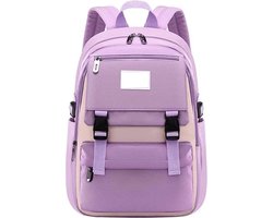 Rugzak - Rugtas - School - Meisjes - Jongens - Tieners - Waterdicht - Boekentas - 25 liter - Paars
