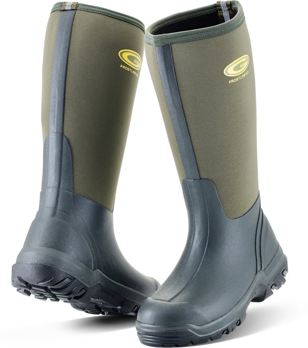 Grubs rubberlaarzen Frostline Unisex Classic Wellies Groen-41