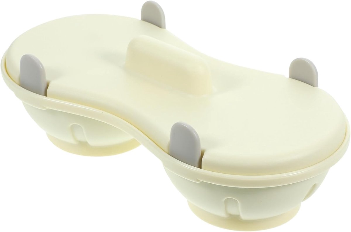 Magnetron Eierkoker - Eierkoker - Eier Maker - 22*11*8 cm - Magnetron-eierkoker met 2 holtes - Gepocheerde Eier Maker - Gepocheerde Egg poacher - gepocheerde eierdopjes - Egg poacher - Ei Pocheerpan - Kookgerei - keukengereedschap - wit