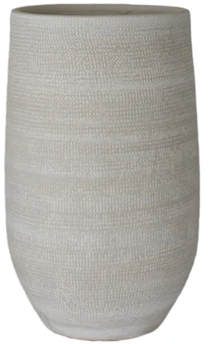 HS Potterie Vaas tokio d38h90cm creme Crème