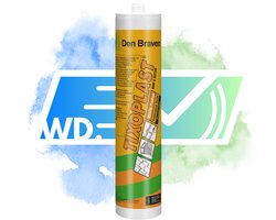 Zwaluw Den Braven 10121601 Tixoplast Dakkit - Zwart - 310ml