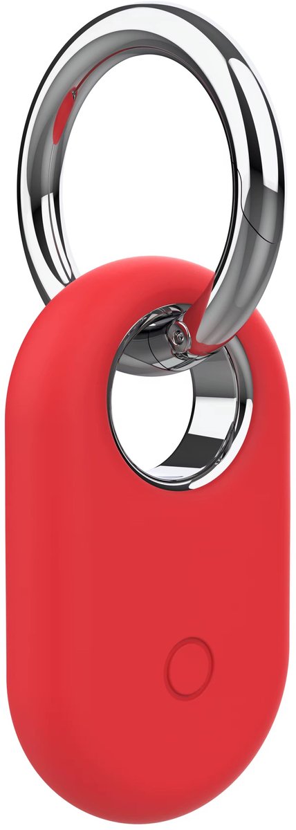 Samsung SmartTag 2 Siliconen Sleutelhanger – Flame Red – Beschermhoes Sleutelhouder – Premium Cover – Tracker Niet Inbegrepen