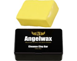 Angelwax Claybar Yellow Soft 100gr - voor het reinigen van de lak alvorens het polijstwerk - werkt het beste in combinatie met Uberlube - diepte reiniging van de lak - zachte kwaliteit