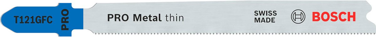 Bosch PRO Metal thin T121GFC decoupeerzaagblad 92 mm 5-delig. - 2608655104