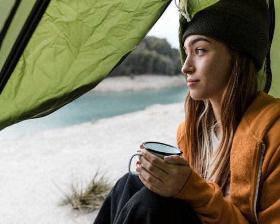 Ruime pop-up tent - 4 persoons - Dubbele ingang - Compact opvouwbaar 70cm van De Vango. — afbeelding 2