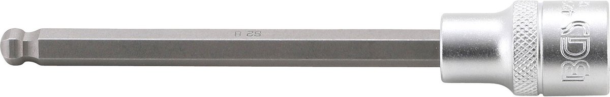 BGS Dopsleutelbit - lengte 140 mm - 1/2 - binnenzeskant met kogelkop 8 mm