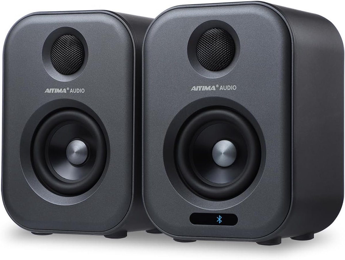 80W HiFi Bluetooth Boekenplankluidspreker met Optische en RCA-uitgang