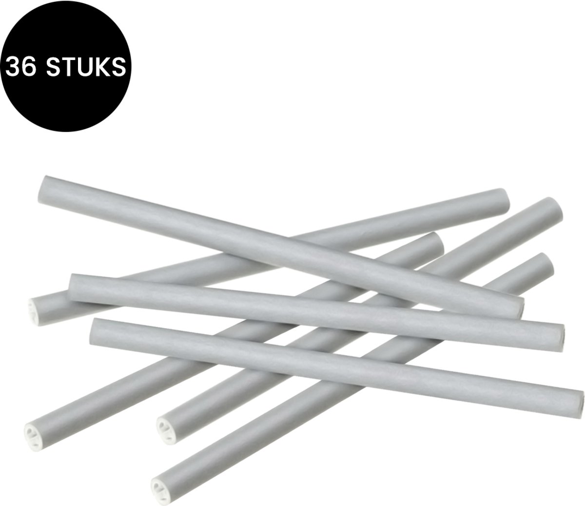 Purepeak Spaakreflectoren Set 36 Stuks - Spaakverlichting Kinderfiets - Spaakversiering - Zilver