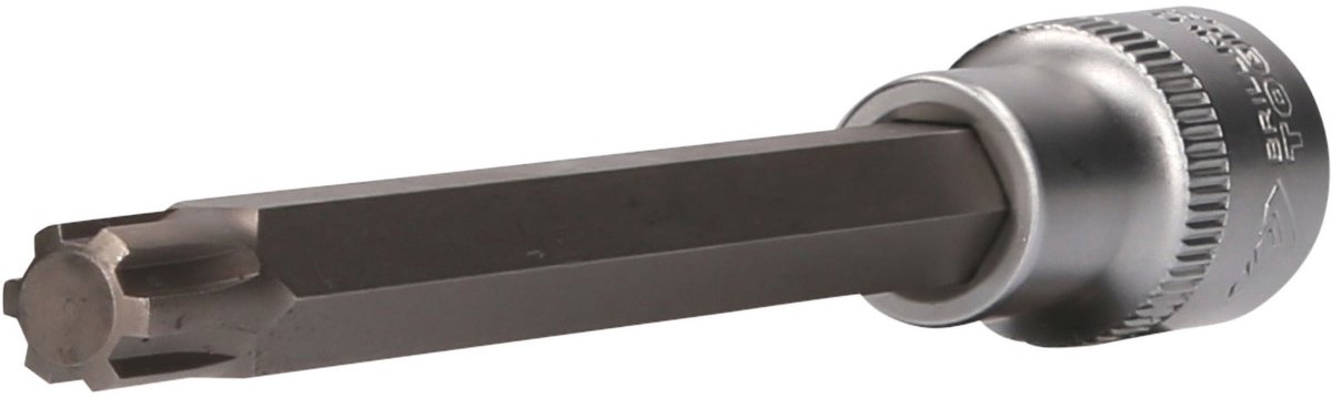BRILLIANT TOOLS 1/2" RIBE-bit-dopsleutel 140 mm lang M10 - BT022742