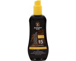 Product afbeelding van Australian Gold Zonnebrandolie spray - SPF 15 - 237 ml