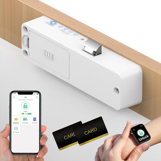 Nouveau verrou électronique de cabinet avec accès par carte RFID intelligente