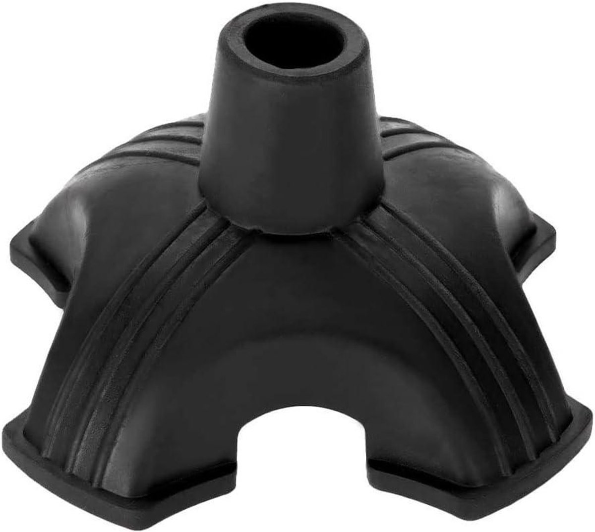 Allecto Plus - Walking Stick Tip 19mm Vier Basis Ondersteuning Antislip Rubber Zelfstaand Anti-Skid Accessoire