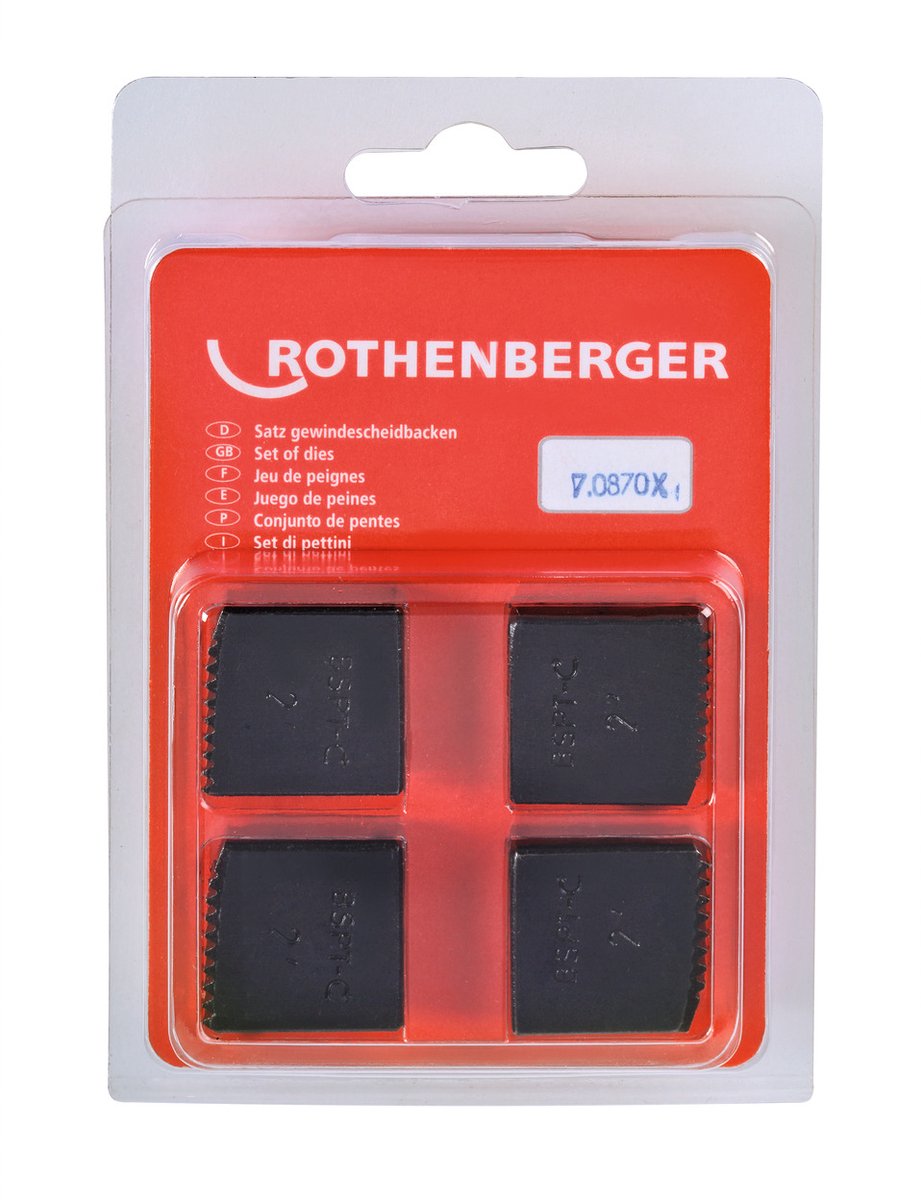 ROTHENBERGER 4x SC snijbek BSPT R 2" - 070870X