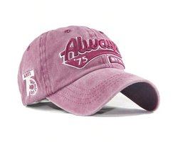 Basecap Geborduurde Honkbalpet Voor Mannen En Vrouwen, Vintage Gewassen Katoenen Zonnehoed Met Eendensnavel, Sport Papa Hoeden