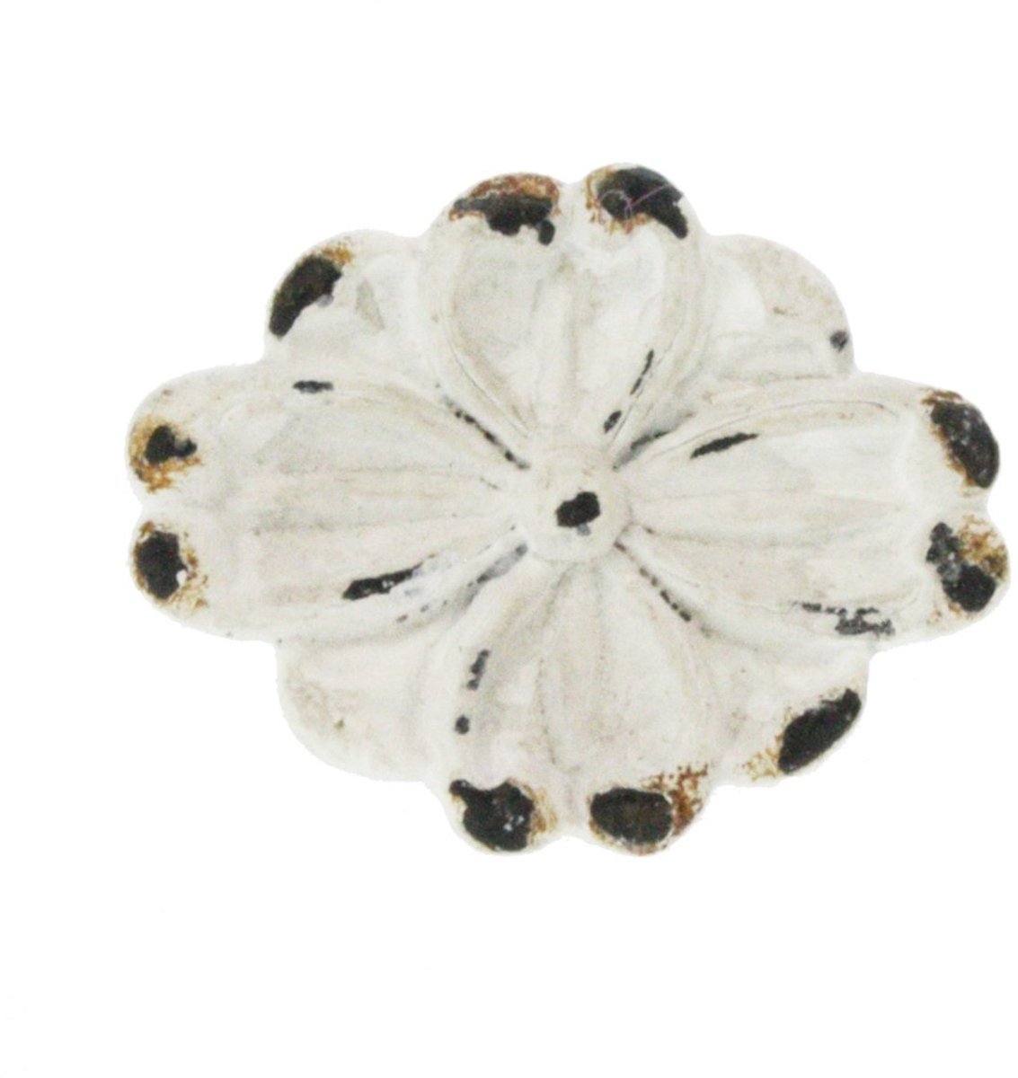 Deurknop Bloem – Wit – 4,2×3,3×6 cm – Elegant & Decoratief
