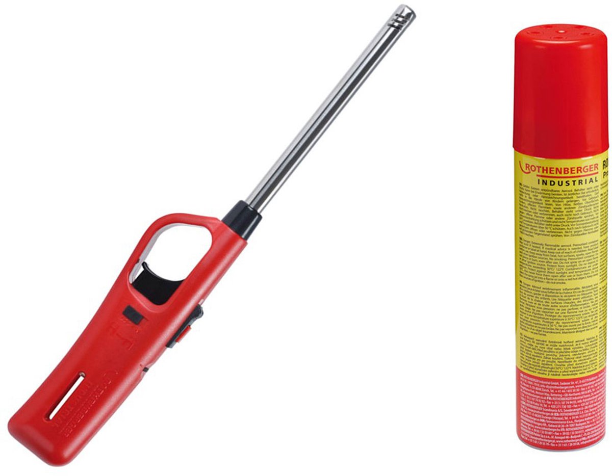 ROTHENBERGER Industriele gasaansteker Standaard incl. 1x navulgas...