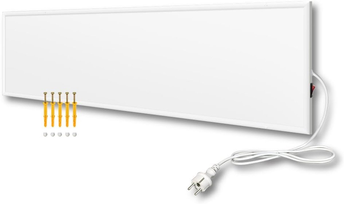 Infrarood Verwarming - Verwarmingspaneel - Ruimte Verwarmen - Oververhitting Beveiliging - 160 Watt - Wit