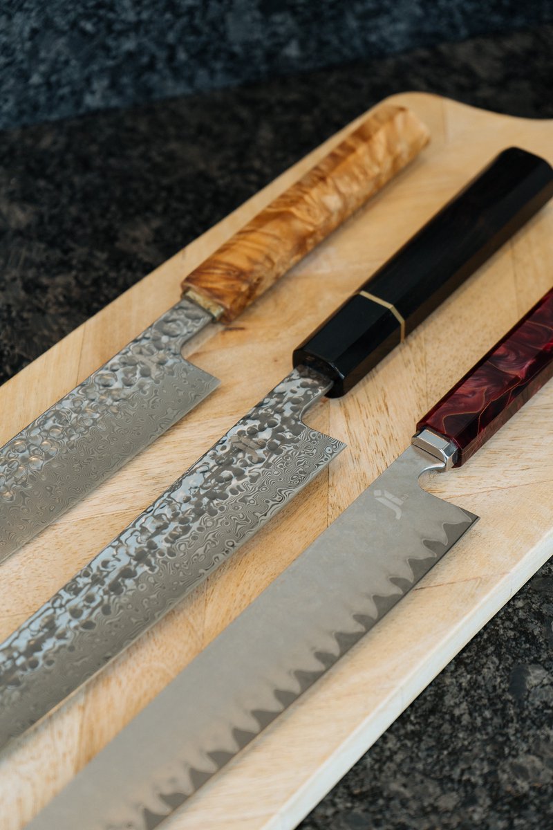 JI Damascus mes - keukenmes - vlees mes - chef mes - professioneel koksmes - 27cm blad