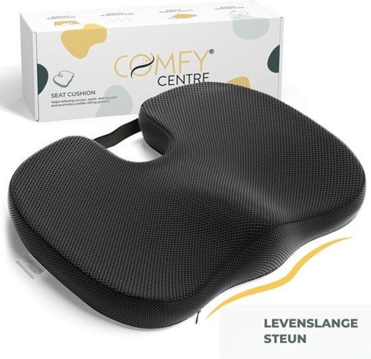 Ergoflex orthopädisches Sitzkissen - Steißbein Kissen für Büro, Auto