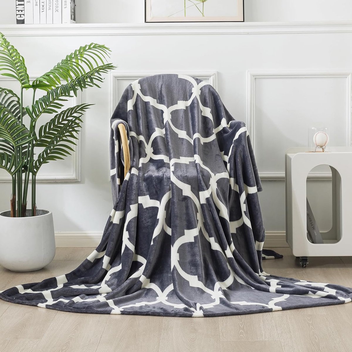 Zachte Dubbelzijdige Fleece Deken 130x150 cm voor Bed en Bank