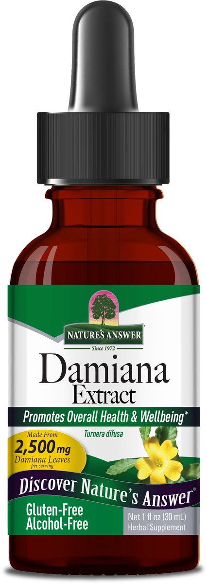 Natures Answer Damiana extract alcoholvrij 30 Milliliter