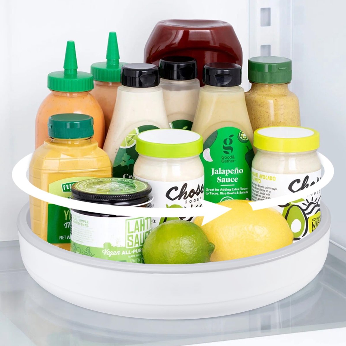 Ibenzoa® Draaibare en ruimtebesparende keukenorganizer voor kruiden en meer
