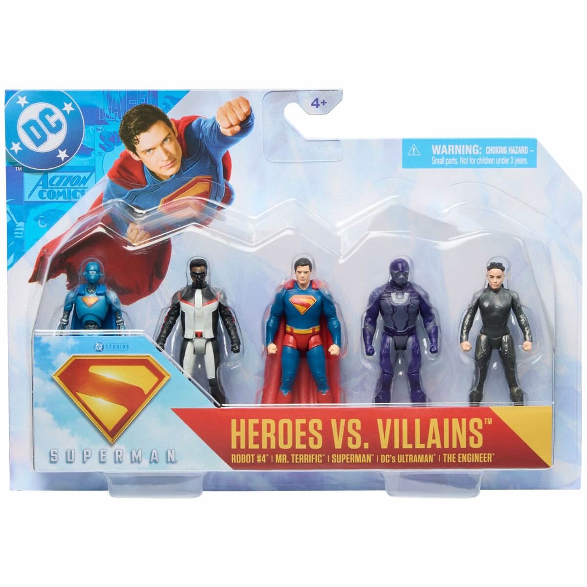 DC Comics Superman Heroes Vs. Villains 5-Pack 8 cm groot - Merchandise - Actiefiguren - Verzamelfiguren