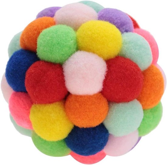 Interactief Kattenspeeltje, Interactief Speelgoed, Wolballen, Assortiment Kittenspeelgoed, Wollen Katje voor Kitten, Kat (S