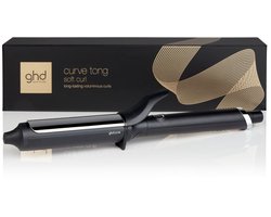 ghd – Curve Soft Curl Tong – Krultang – 32 mm voor Grove Krullen – Haarkruller met Keramische Coating – Zwart