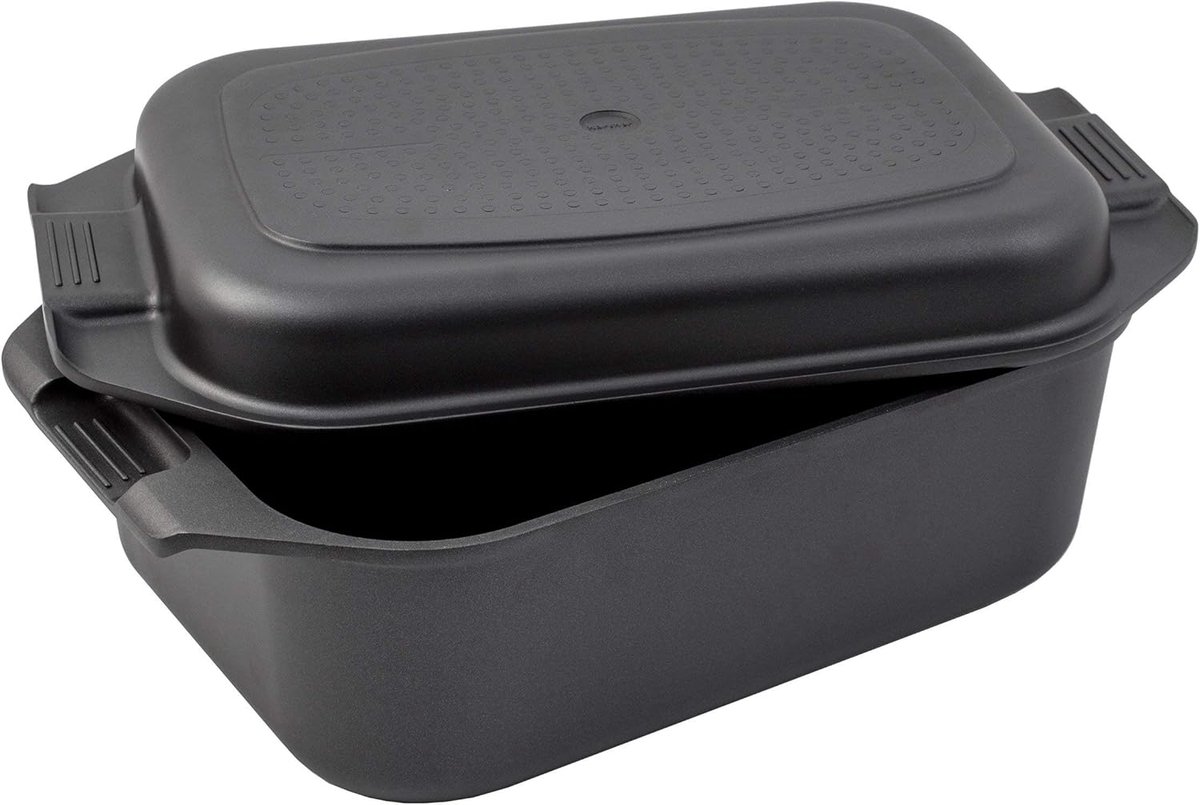 Aluminium 2in1 braadpan