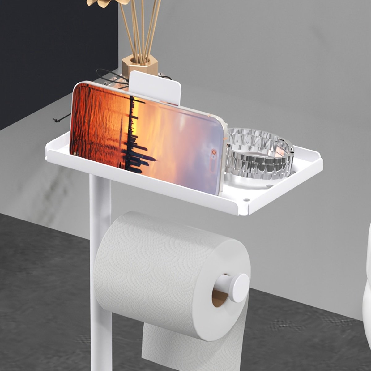 Toiletrolhouder Papier Houders Crystal massief messing Goud/Chrome-rolhouder toiletrolhouder Tissue Holder Toilet badkamer accessoires-goud Toiletpapierhouder (Color : Gold