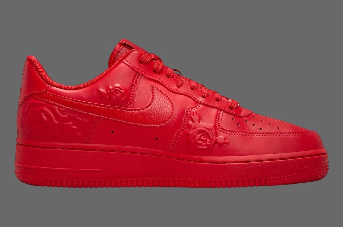 Nike Nike Air Force 1 �07 Dames Sneaker /Roos Rood