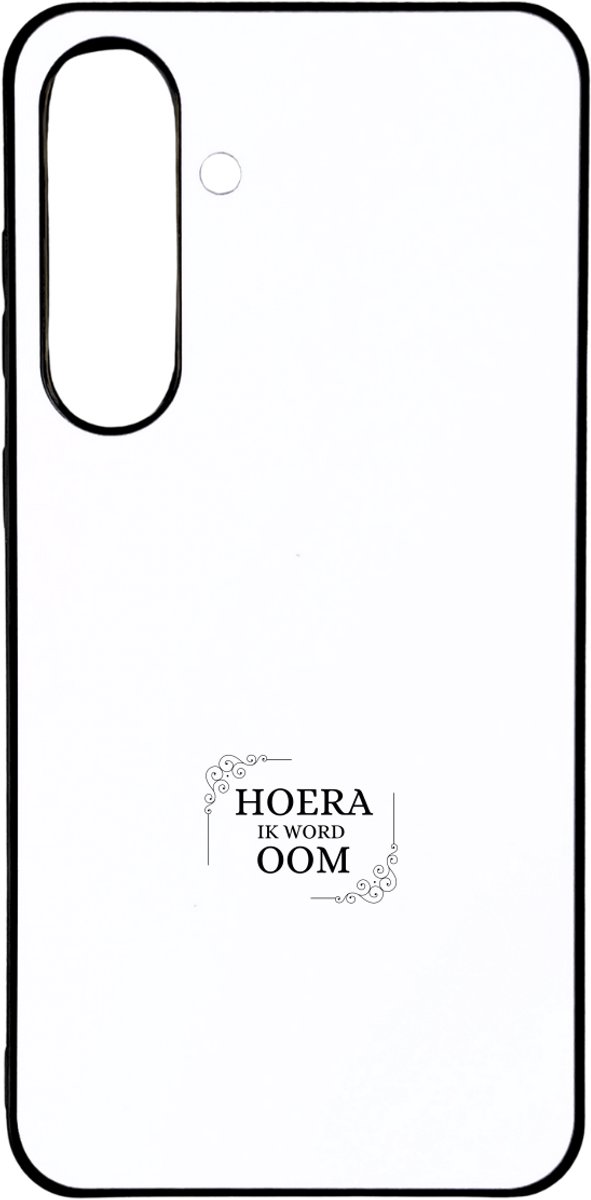 Hacebo® - hoera ik word oom telefoonhoesje - Oom - iemand die oom wordt - telefoonhoesjes - oom cadeautjes - cadeau - kado - geschenk - hoesje geschikt voor Samsung Galaxy S25 Plus