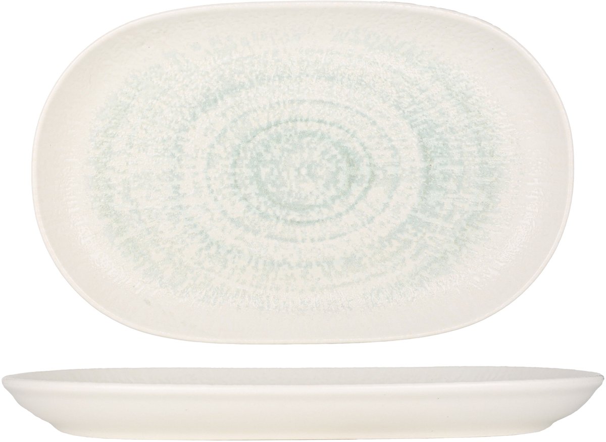ID Fine Serveerschaal - Glacier - Porselein - 33 cm - set van 2