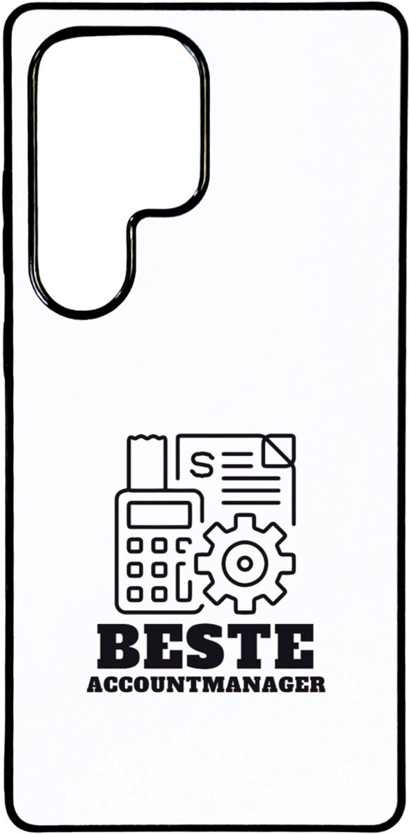 Hacebo® - Beste accountmanager telefoonhoesje - Beste accountmanager - collega - telefoonhoesjes - welkom - afscheid - hoesje geschikt voor Samsung Galaxy S25 Ultra