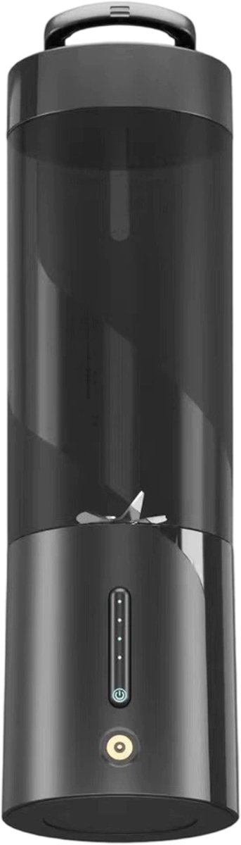 longziming -Draagbare Blender 450ml – Krachtige Smoothie Maker met Magnetisch Opladen, 6 Messen & IPX8 Waterdicht – Voor Smoothies, Shakes & Sap