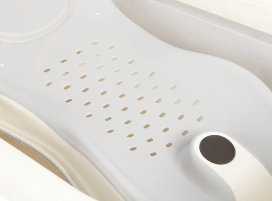 PIPIPOXER Opvouwbaar babybadje met digitale thermometer en badzitje geschikt voor baby's van 0 tot 36 maanden Grijs van Merkloos — afbeelding 3