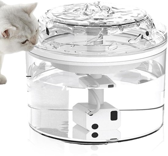 PETLIBRO Kattenwaterfontein roestvrij staal, 2 liter