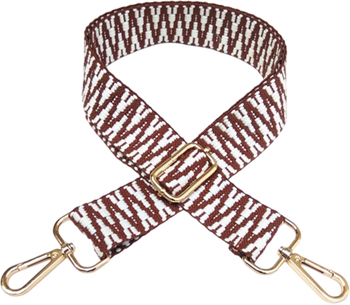 QTTVBTNA - 1 delige Bag Strap - Schouderriem voor Tassen - Brede Heren/Dames Band - Tas accessoires - Verstelbare Draagriem voor Handtassen en schoudertassen, enz. - Breedte 3,8 cm