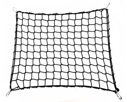 FEROCITY - Universeel autonet - 120x80 cm - kofferbaknet - hondennet auto - scheidingsnet - Zwart