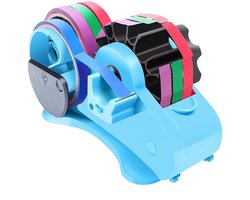 QTTVBTNA -Multifunctionele Tapehouder – Klebeband Dispenser met 2 Snijstanden – Veilig & Stabiel – 19x10x12,5 cm