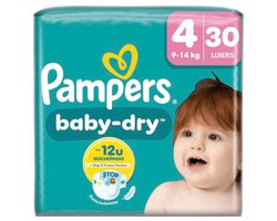 Pampers Baby Dry - Luiers - Maat 4 (9-14 kg) - 30 stuks