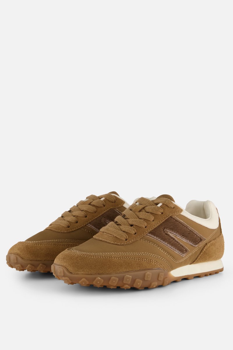 Linea Zeta Sneakers bruin Suede - Maat 40