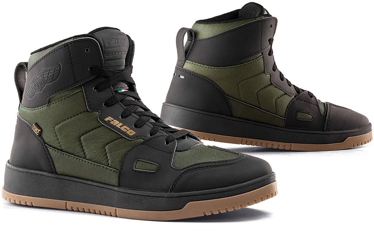 Falco Harlem Schoenen Zwart Groen - Laars