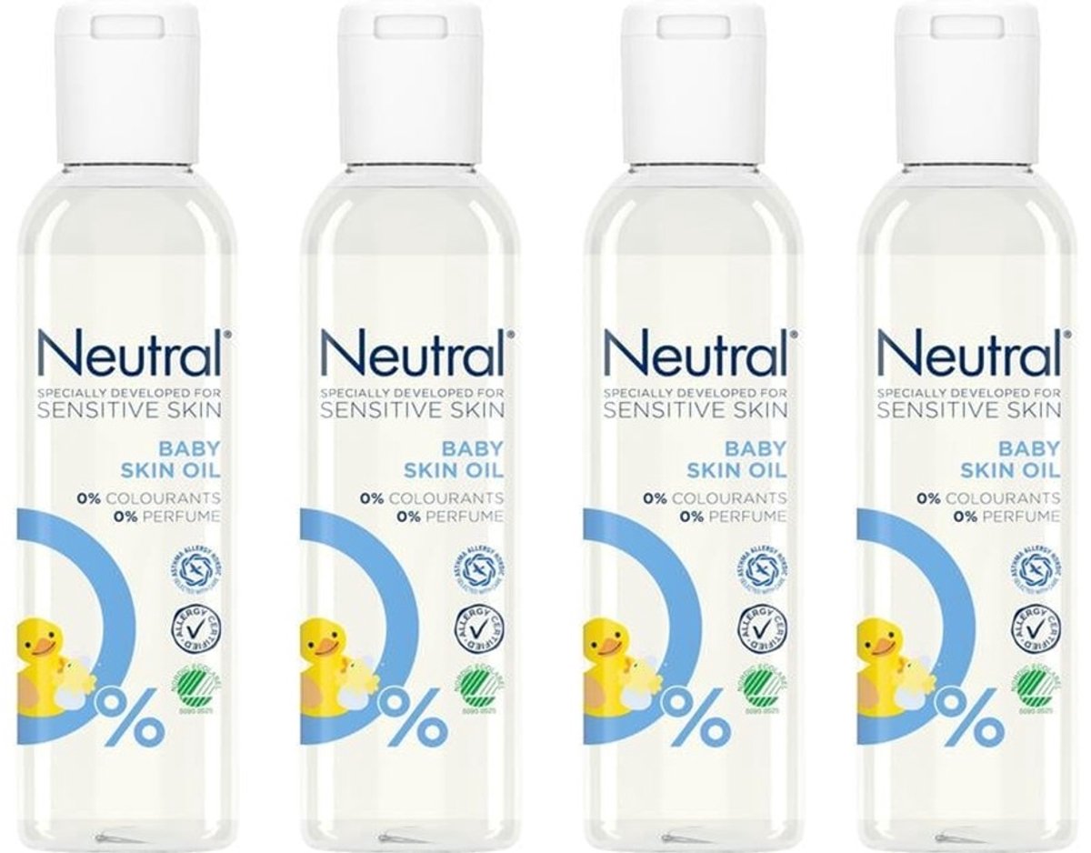 Neutral Baby Huidolie 4 x 150 ml Voordeelbundel