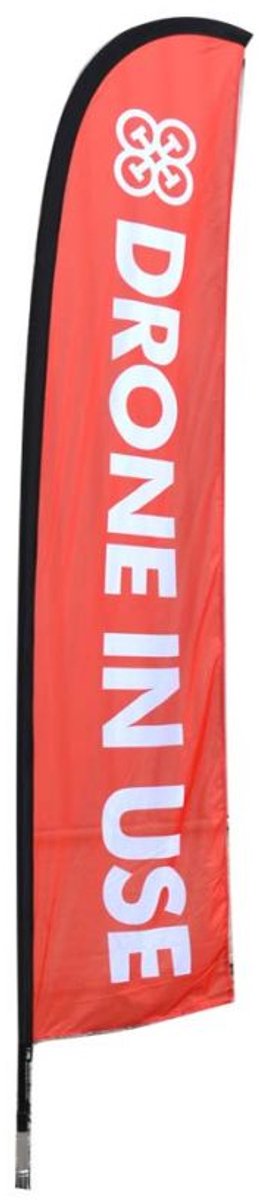 DRONE IN USE Warning Flag (4 meter)